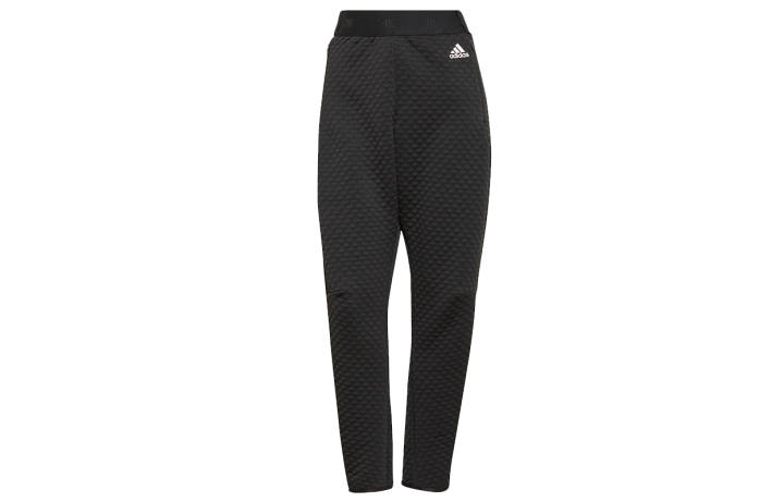 Adidas Adidas Knitted Sweatpants Women's Black Moderate Slim Fit Pants