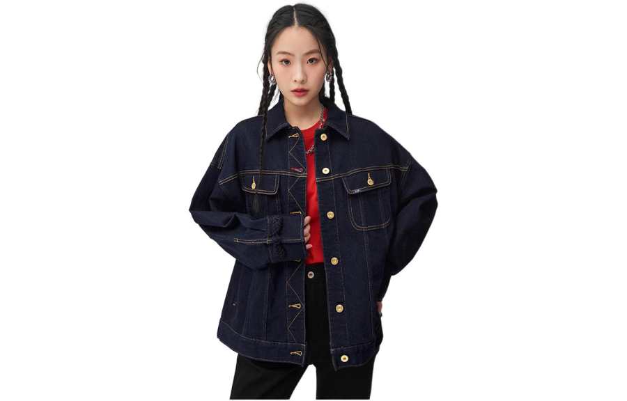 Lee Lee Denim Jacket Women's Dark Blue