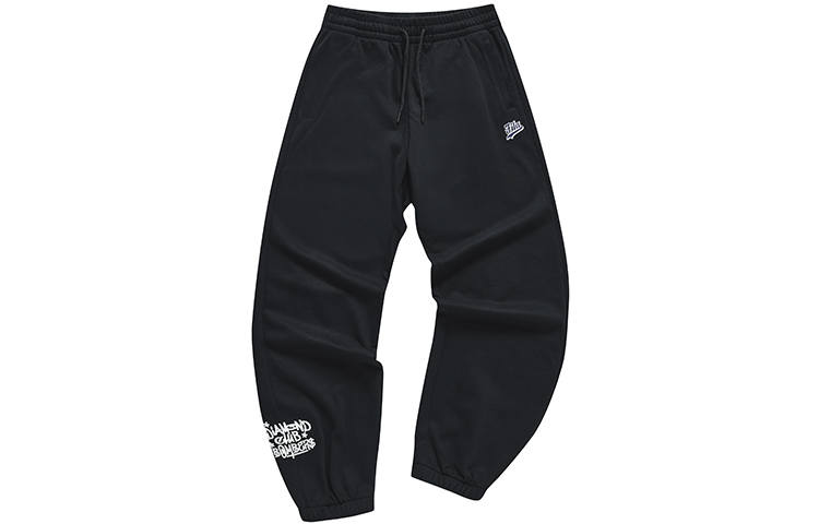 FILA FUSION Casual Pants Women's Pitch Black Moderate Cuffed Pants