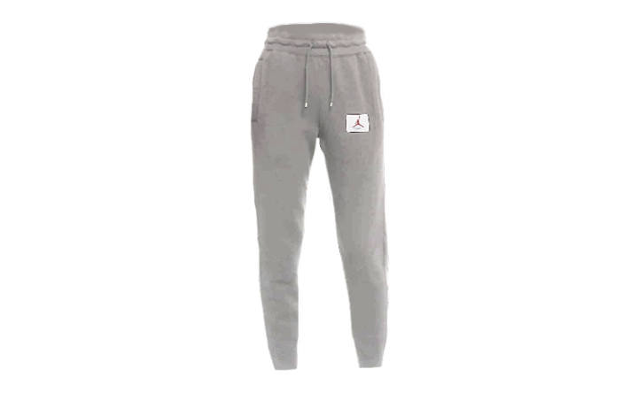 Jordan Jordan Knitted Sweatpants Women's Gray Moderate Straight Fit Pants
