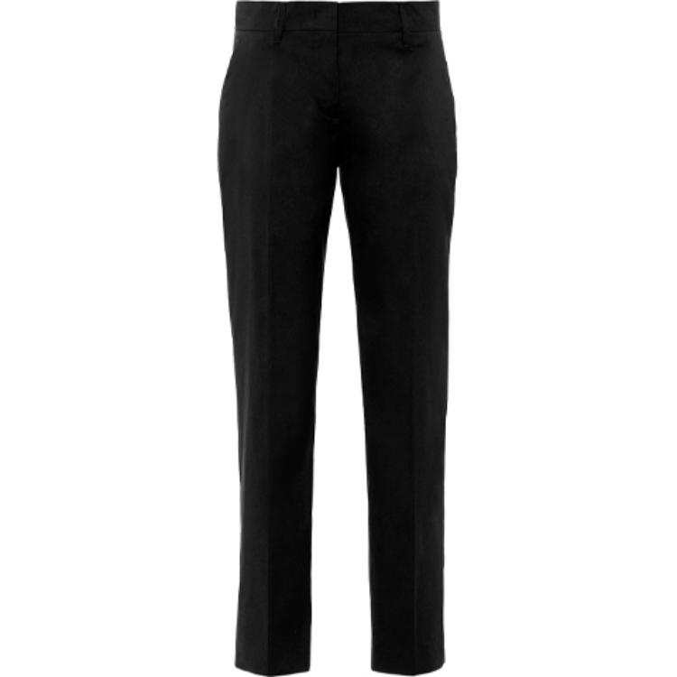 PRADA Casual Pants Women's Black Moderate Straight Fit Pants