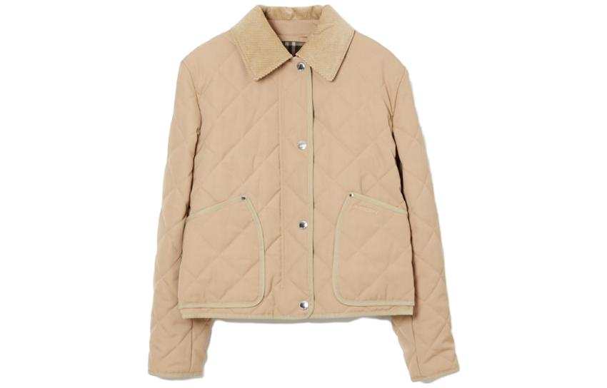 Burberry FW23 Puffer Jacket Regular Fit Women's Umber