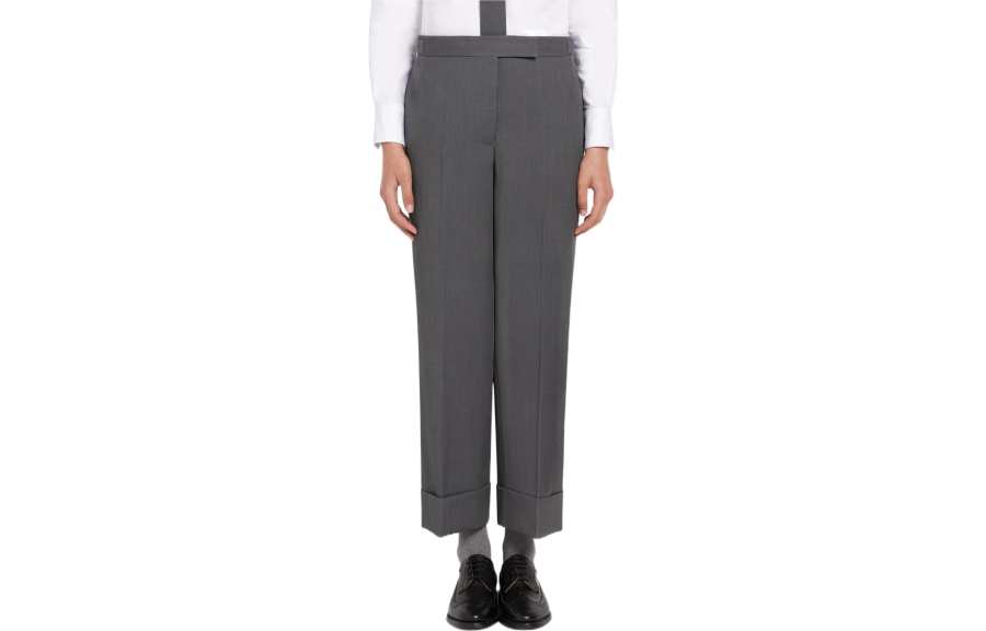 THOM BROWNE THOM BROWNE· Straight Fit Casual Pants Women's