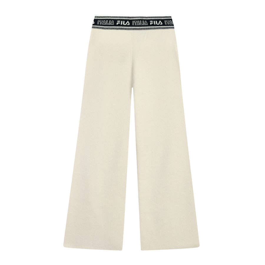 FILA Casual Pants Women's Apricot Moderate Straight Fit Pants