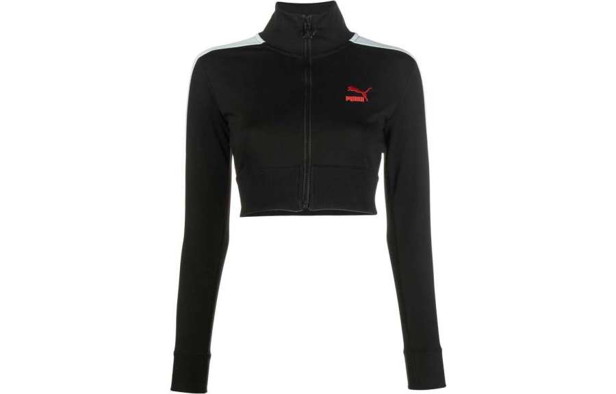 PUMA X Dua Lipa T7 Cropped Coat Women's Black