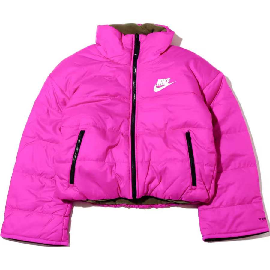 Nike Nike Cropped Coats Women's Purple Stand Collar Moderate