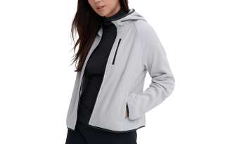 UNIQLO Velvet feel Coat Women's Light Gray