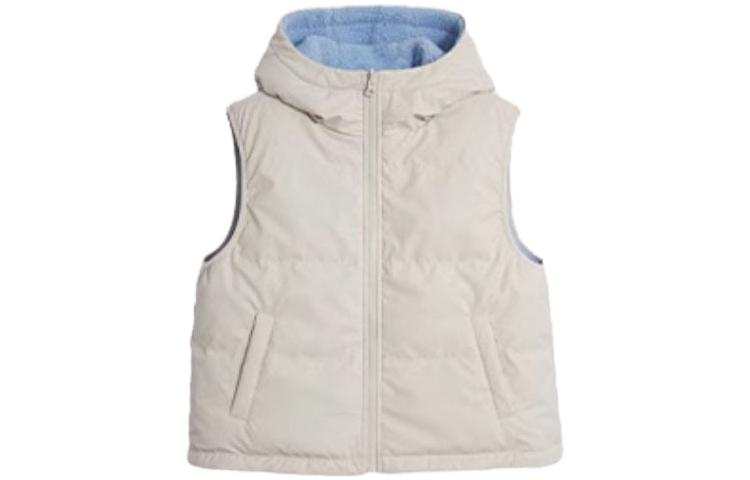 GAP Down Vests Women's Hooded Moderate Reversible