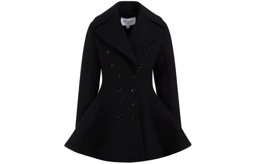 Alaia Alaia Coats Women's Black Lapel Moderate