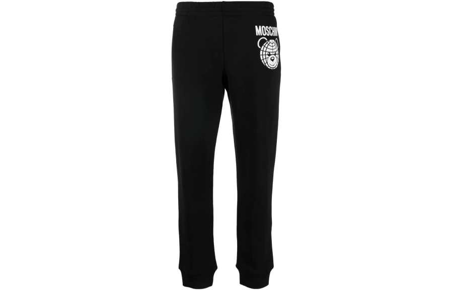 MOSCHINO Teddy Bear Organic Cotton Track Trousers