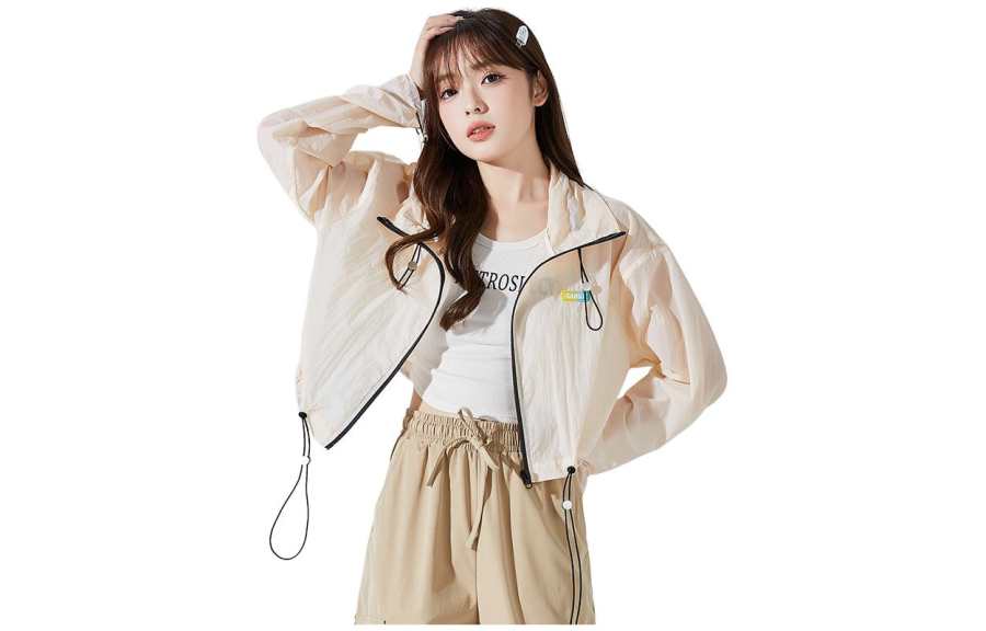 Tonlion Sun Protection Clothing Women's Ecru