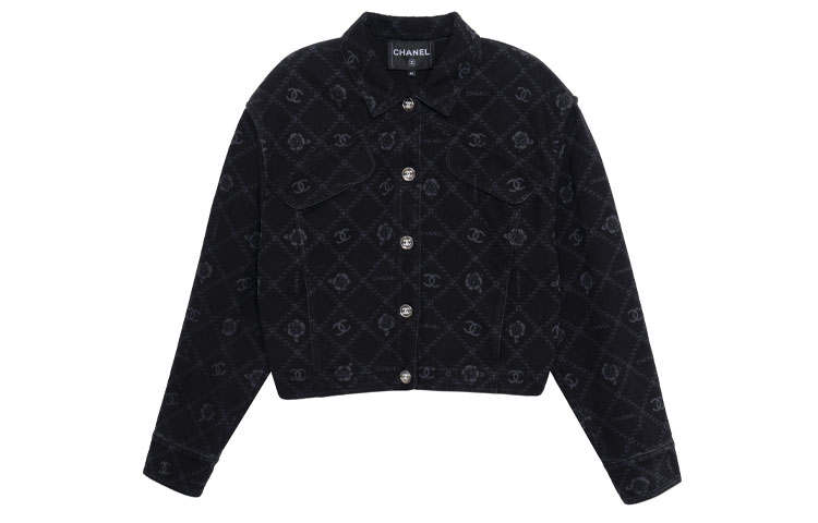 CHANEL 23A Denim Jacket Women's