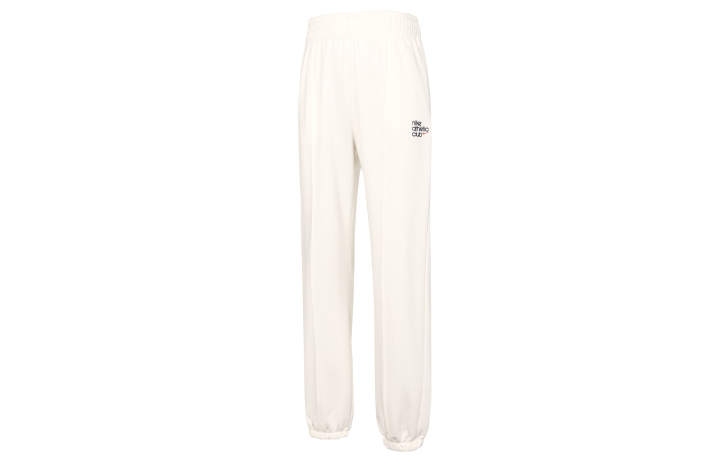 Nike Nike Knitted Sweatpants Women's White Thickened Cuffed Pants