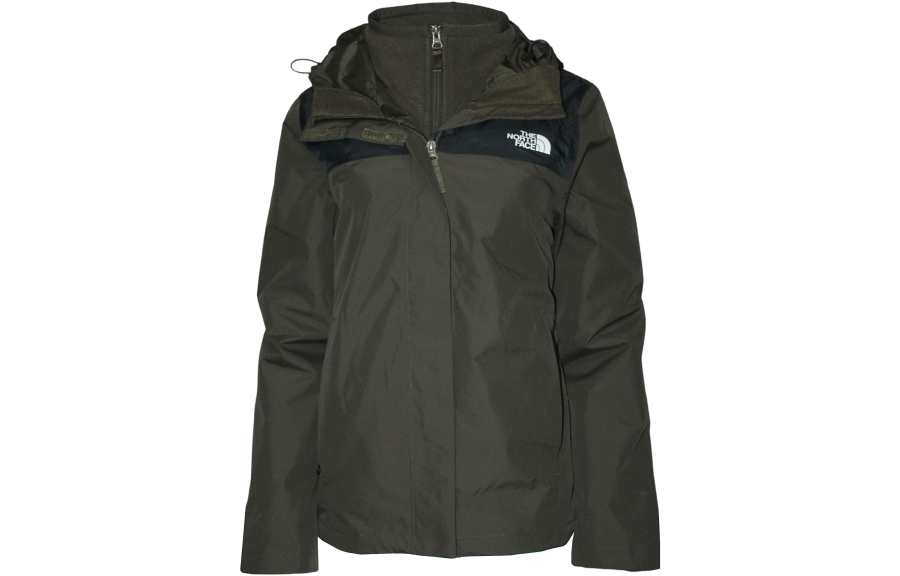 THE NORTH FACE Waterproof Windbreaker Jacket Women's Army Green