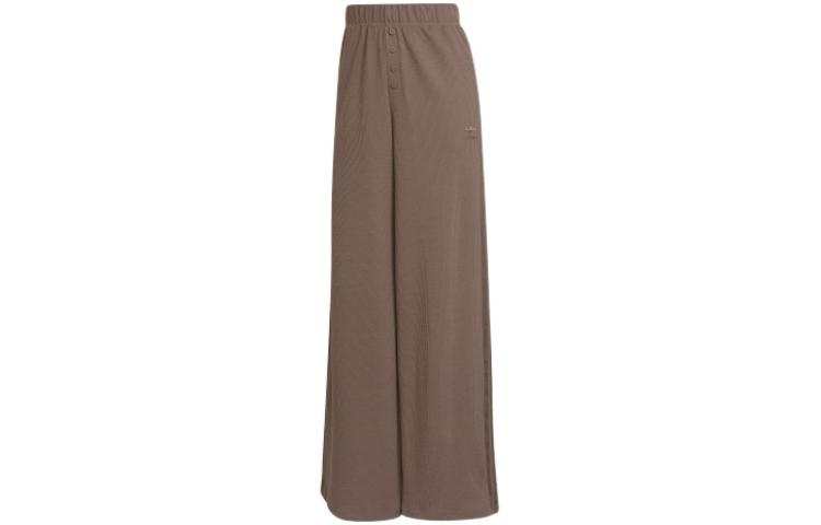 Adidas Originals Casual Pants Women's Brown Moderate Wide Leg Pants