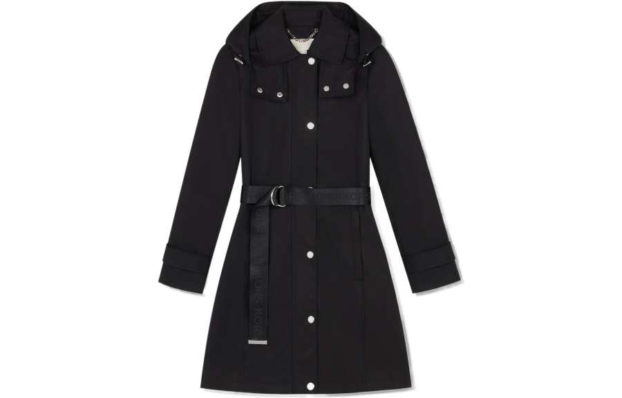 MICHAEL KORS Trench Coat Women's Black