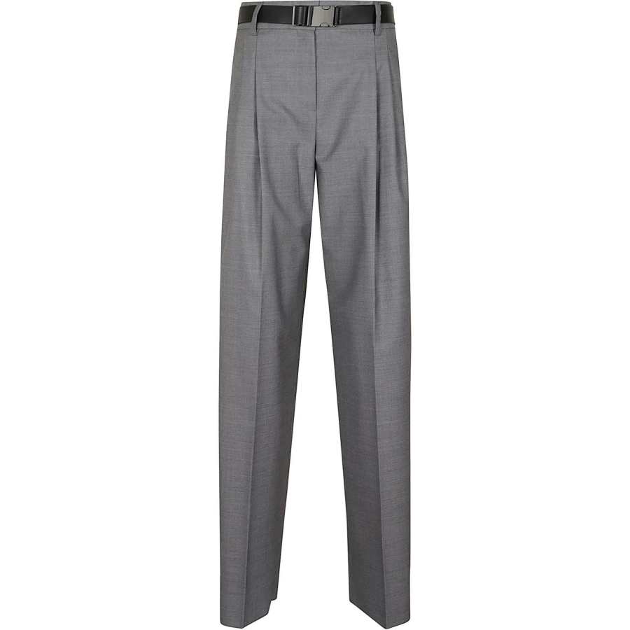 MaxMara Studio Max Mara Studio Juanita Belted Straight Leg Trousers