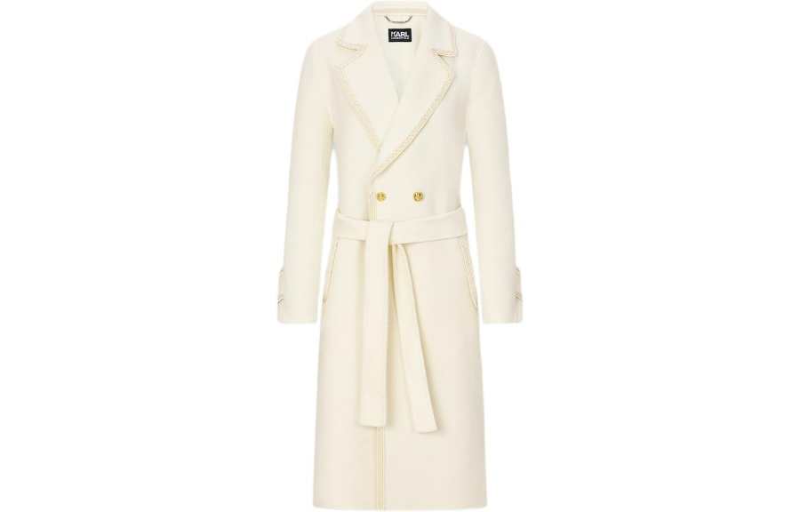 KARL LAGERFELD / Karl Lagerfeld Jeans Coat Women's White