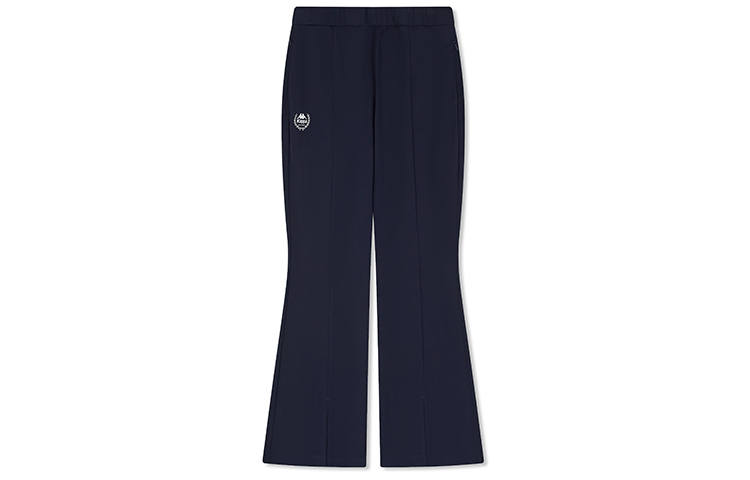 Kappa Casual Pants Women's Midnight Blue Black 906 Moderate Flared Pants