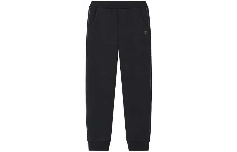 FILA Knitted Sweatpants Women's Legend Blue Moderate Straight Fit Pants