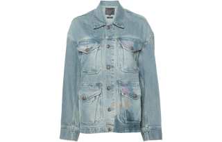 R13 Trucker Oversized Denim Jacket