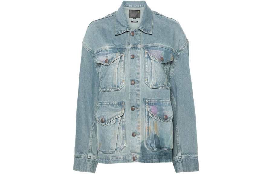 R13 R13 Trucker Oversized Denim Jacket