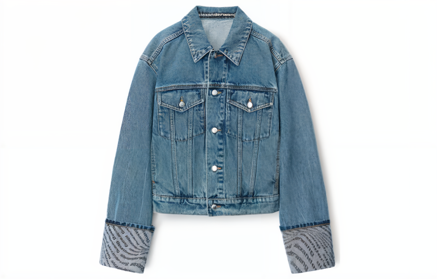Alexander Wang Alexander Wang Wave Cuff Trucker Jacket