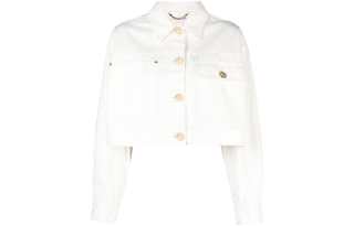 Zimmermann Matchmaker Cropped Denim Jacket
