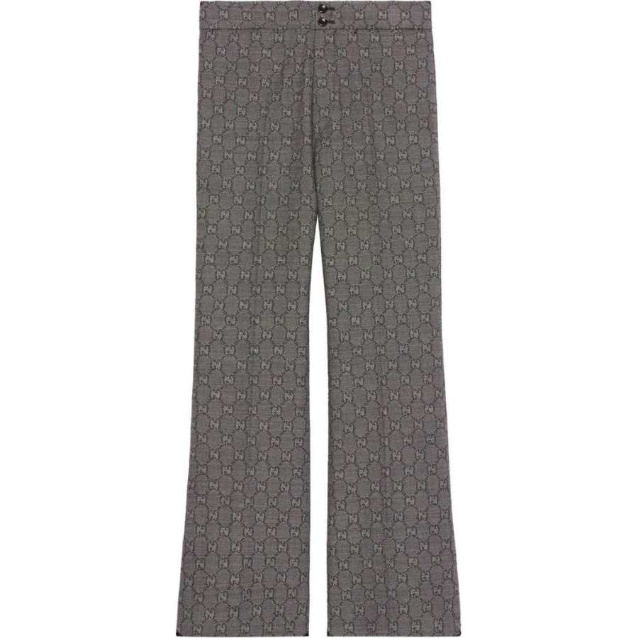 GUCCI 【Previous Season】GG-print wool trousers
