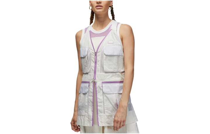 Jordan Jordan Vests Women's Phantom Gray White Moderate Urban Techwear
