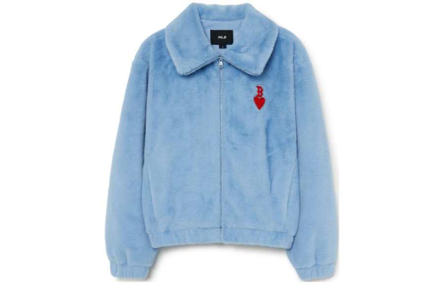 MLB MLB Velvet Jackets Women's Blue Lapel Moderate