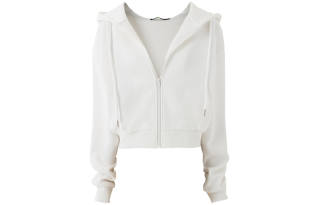 SOON FLOWER Cropped Coat Women's White