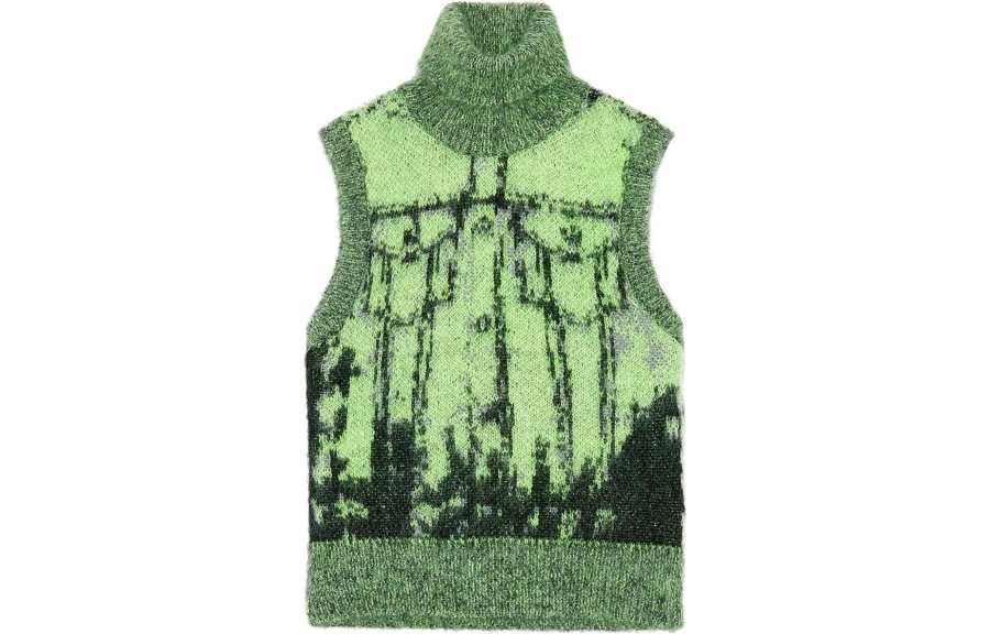 DIESEL M Sifnos Knit Vest 'Black/Green'