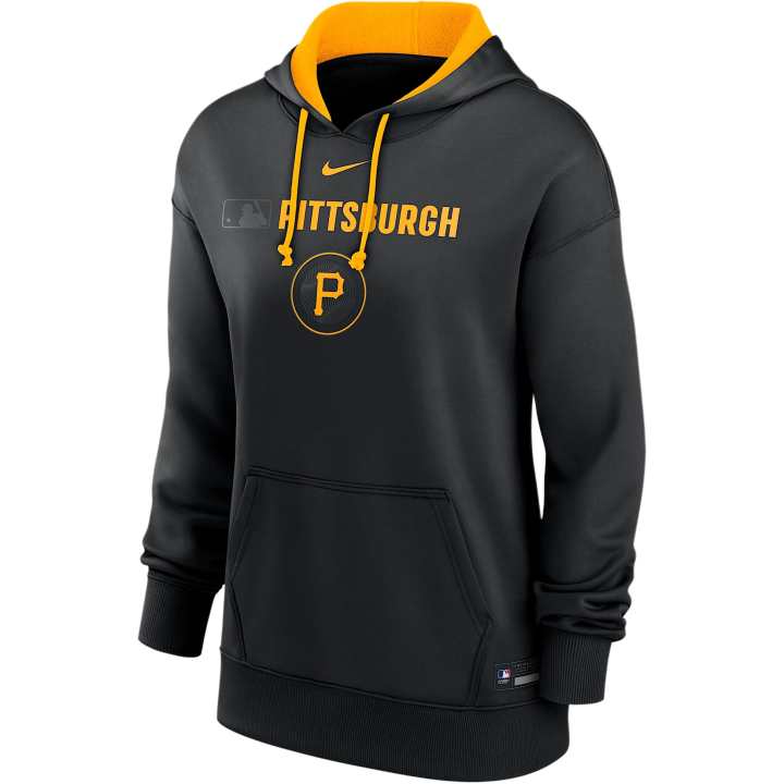 Nike Nike Pittsburgh Pirates Authentic Collection City Connect Women's Nike Therma Mlb Pullover Hoodie