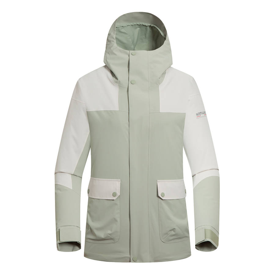 NORTHLAND Windbreaker Jackets Women's Hooded Moderate