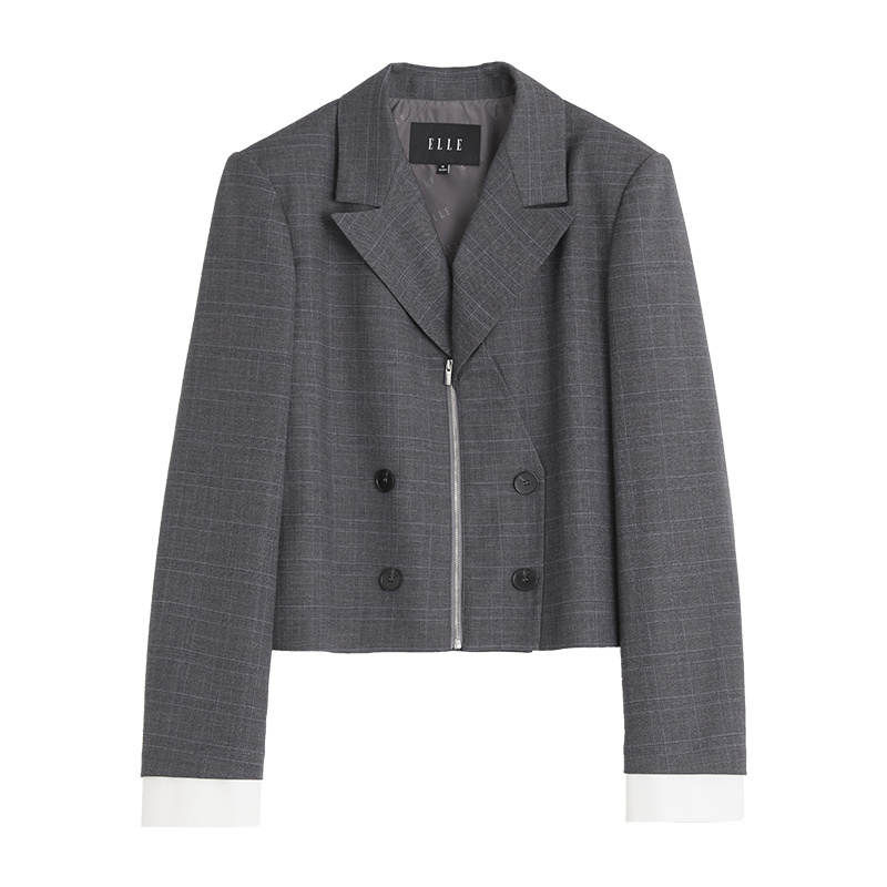 ELLE Business Suit Women's Medium Gray