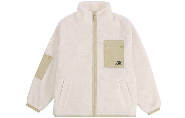 New Balance New Balance Velvet Jackets Women's Beige Stand Collar Moderate