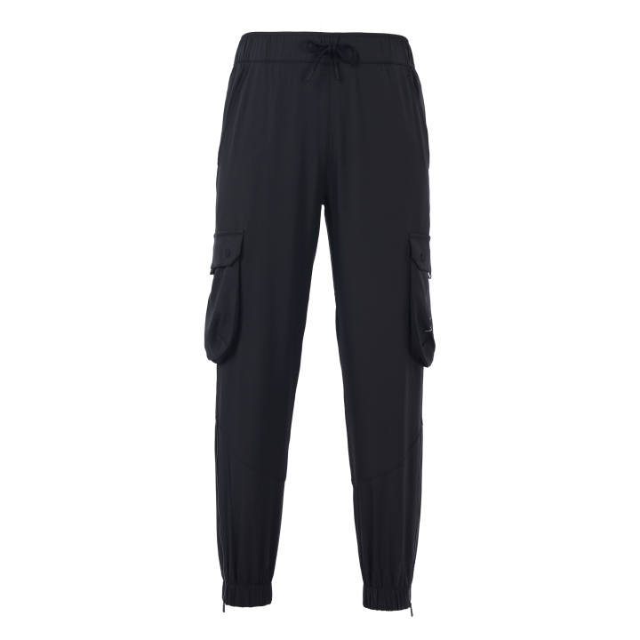 Jordan Jordan Knitted Sweatpants Women's Black Moderate Cuffed Pants
