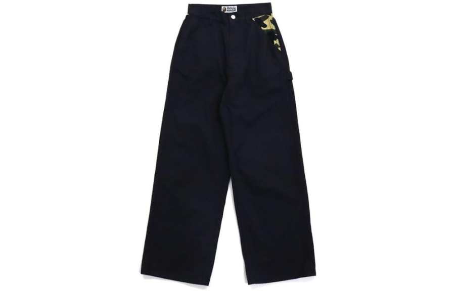 A BATHING APE Casual Pants Women's Moderate Straight Fit Pants