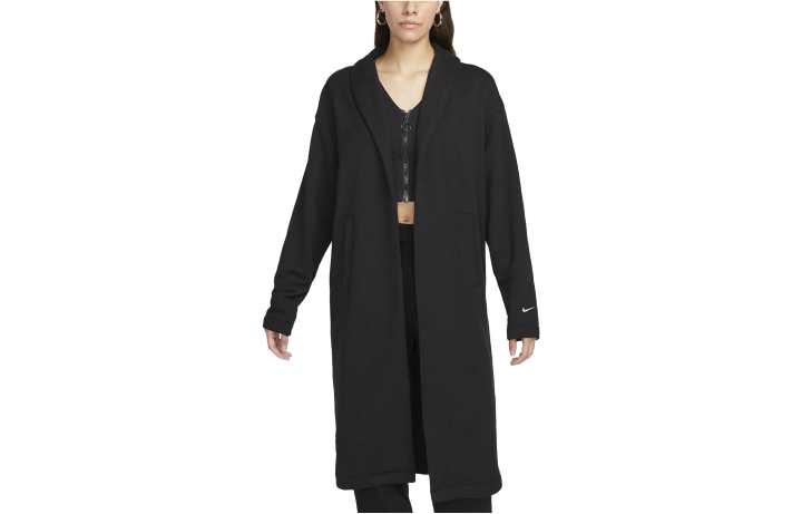 Nike Nike Trench Coats Women's Black Lapel Moderate