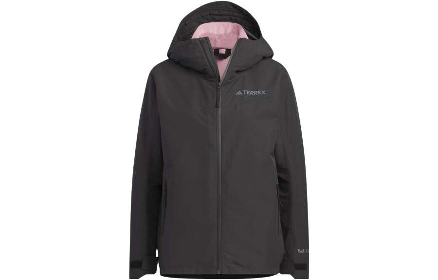 Adidas Adidas Waterproof And Windproof Windbreaker Jacket Women's Black