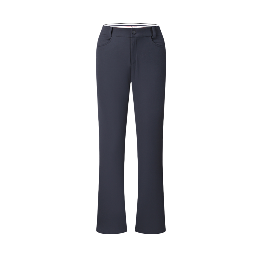 FILA Casual Pants Women's Tide Blue Moderate Straight Fit Pants
