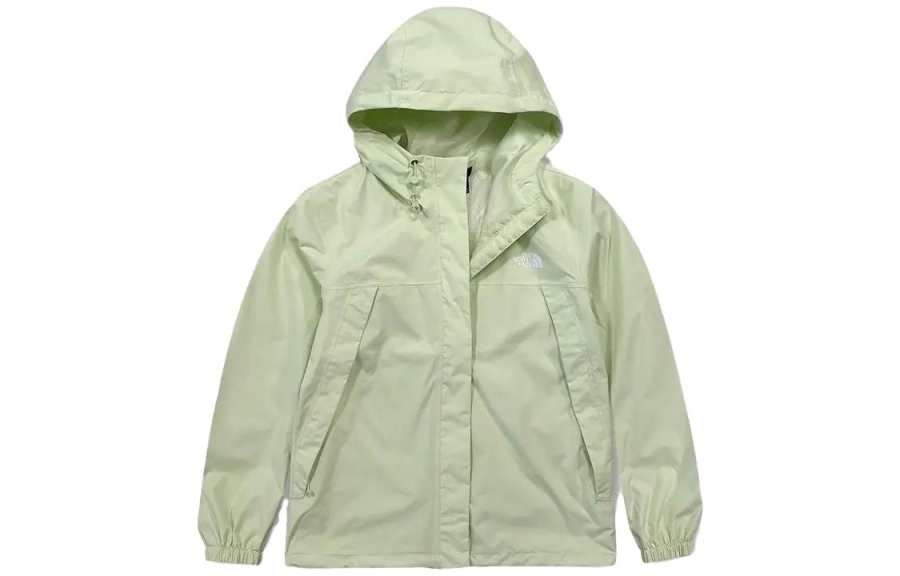 THE NORTH FACE Antora Outdoor Hiking Waterproof, Windproof, Water Repellent, Thermal Windbreaker Jacket Women's Green