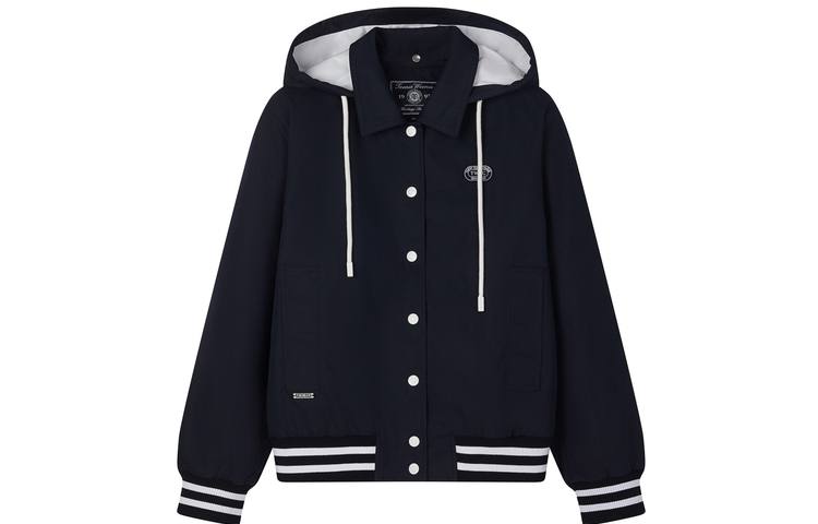 Teenie Weenie Cropped Coat Women's Navy Blue