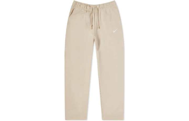 Nike Nike Knitted Sweatpants Women's Beige Moderate Straight Fit Pants