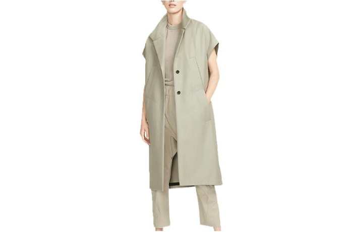 Nike Nike Trench Coats Women's Stone Color Lapel Moderate