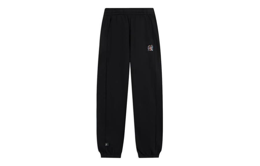 Li-Ning Li Ning Sports Trendy Collection Knitted Sweatpants Women's Black Moderate Cuffed Pants