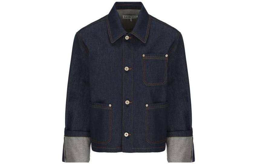 LOEWE LOEWE Turn Up Jacket 'Raw Denim'
