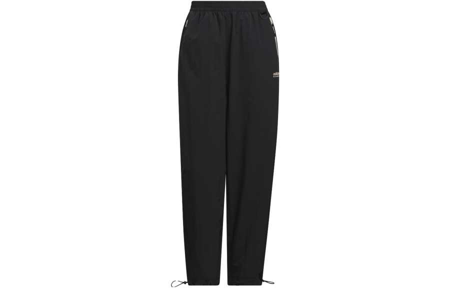 Adidas Originals Knitted Sweatpants Women's Black Moderate Tapered Pants