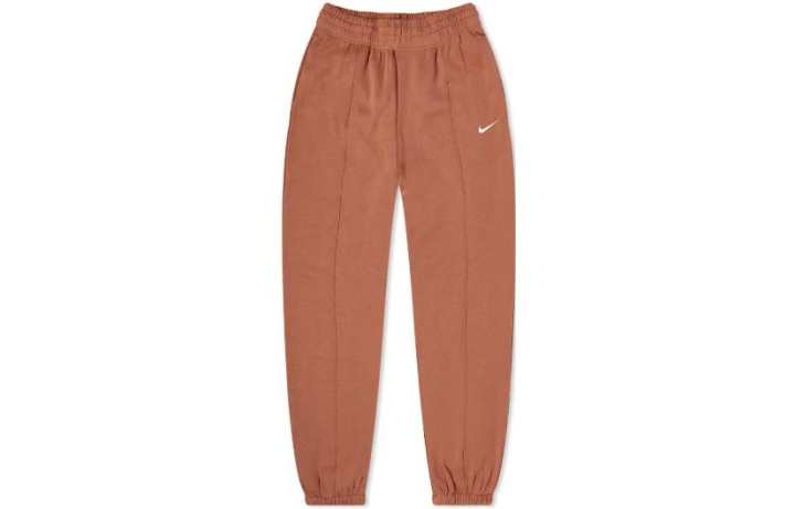 Nike Nike Knitted Sweatpants Women's Orange Moderate Cuffed Pants